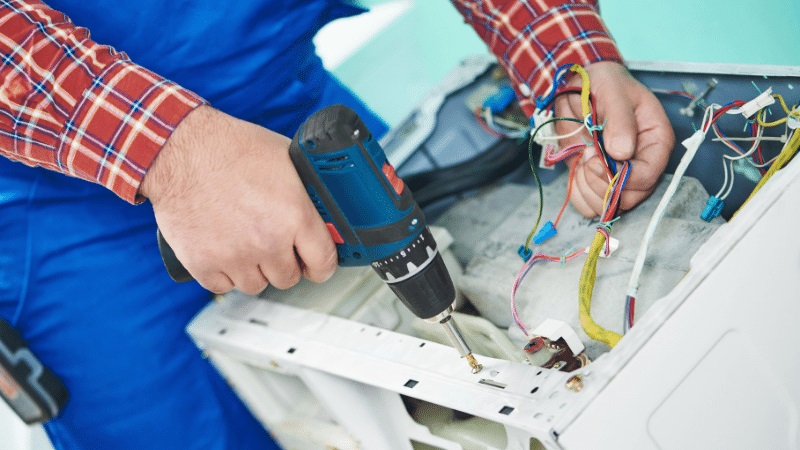 Keçiören Viessmann Viessmann çamaşır makinesi kart tamiri – Su almama arızası orijinal parça ile giderildi. - Teknik servis örneği